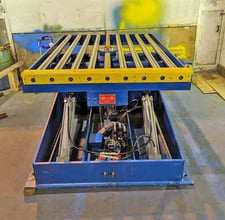 10000 lb. x 60 O.D. K & S downlayer, 2.75" diameter x 65" face conveyor rolls, rebuilt 2023