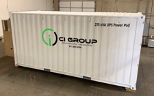 275.0 KVA Eaton, 480 Volts self contained outdoor uninterruptible power supplies system rental power module