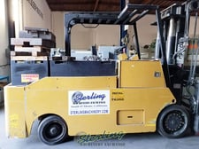 25000 lb. Royal #TE-350SP, electric forklift, hard rubber tires, battery charger