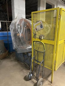 Shalco #U180, shell core machine w/dual feed tank & blow valves, gun drilled heater plates & PLC controls