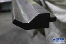 61" L, Pacific Goose Next press brake die, 4" height, 1.115" width, 1/2" tang, #76014