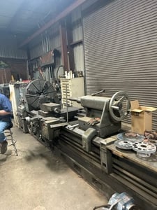 36" x 320" Summit #3699, Engine Lathe, Tailstock, Under Power, 1980