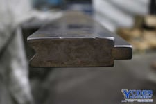 71" L, Pacific female press brake die, 3" height, 1" width, 1/2" tang, #76012