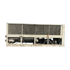 125 Ton, Snyder General ALRC125C, Air cooled Chiller, (4) 35 HP Compressors, (12) Cond. Fan Motor. 1 HP, 1990