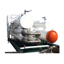 RVS, 431 Ton Ammonia Chiller Plus 38 Ton Glycol Chiller, 1227.74 sq.ft., 150 psi @ 200 deg F, 1990