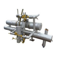 RVS, Shell and Tube Ammonia Chiller - 25 Ton, 200 deg F, 250 psi shell, 150 psi tube