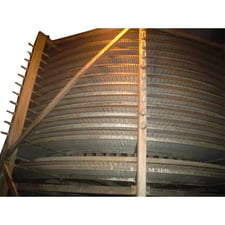 I.J. White, Double Spiral Freezer Conveyor, 3200 lbs/hr, 2 Towers, 1991