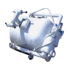 117 gallon E. L. Nickell C-11129, Insulated Ammonia Surge Tank, 31" diameter x 36" L tank, 200 psi, 1994