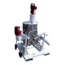 35 gallon Audo 100B, Pre-Mix Tank, 8" diameter x 22" H mixer, 0.5/0.75 HP, 1680/1655 RPM, 220 V