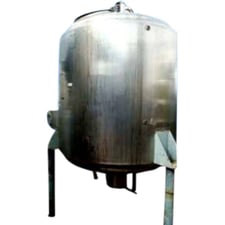 600 gallon Waukesha Cherry-Burrell, Stainless Steel Processor, 15" diameter x 70" H inside dim., 18" manway