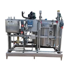 300 gallon Waukesha Cherry Burrell, Pre Blend Mixing Agitator Tank Package, 300 GPM, 100 psi, 0.43 HP, 1725