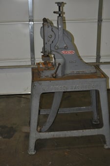 Ruesch #7, kick press, 1" stroke, 2" Shut Height, 4" x3.25" ram, 7 ton, 10.5" LR x 6.5" bed
