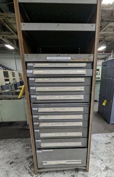 11-Drawer parts cabinet