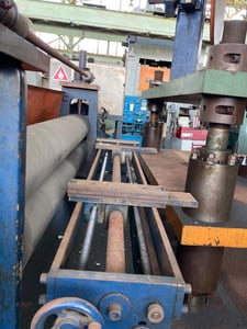 48" Bradbury, driven pinch roll, 7" pinch roll diameter, motor in base no controls, #71782