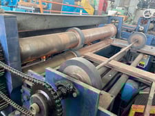 60" Bradbury, driven pinch roll, 6" top/4" bottom roll diameter, motor in base no controls, #71783