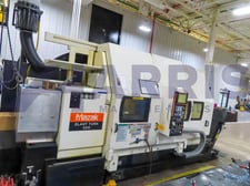 Mazak #Slant-Turn-50N, CNC lathe, Mazatrol 640T Control, SMW steady rest, SMW Autoblok 17" chuck, 2012