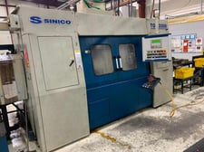 Sinico Sin-O-Matic #TOP2000, twin spindle CNC cutting machine, 2004
