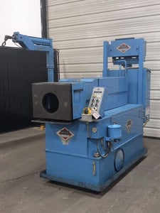 6" Addison McKee #FM-150, ID/OD single head hydraulic tube end former, AB PLC