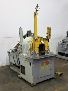 4" Torrington Vaill #511, rotary tube end beading, former & flaring machine, vertical vise design