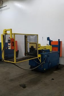 4" Addison McKee #FM-100RS, single head tube end former, machine mounted Control with AB PLC