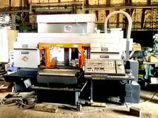 25" x 36" Hem #H160XLM-DC, double column horizontal band saw, 28" wheel, 70-500 FPM, 1995