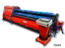 120" x 5/16" Akyapak #AHS-30/06, 4-roll plate rolling machine, new