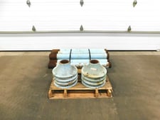 Pfaudler #3102948, Reactor legs & feet, 46" legs, 16" feet diameter