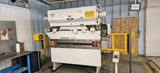 40 Ton, Wysong #H-4072, hydraulic press brake, 6' overall, 62" between housing, Hurco Autobend 6 Control, 1994