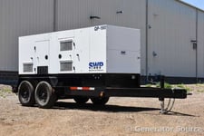 150 KW SWP #APKXL06.6PJ1, generator, sound attenuated enclosure mounted on trailer, Perkins engine, 428
