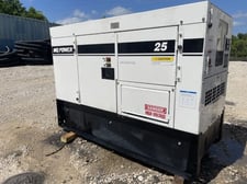 22 KW Multiquip #DCA25SSIU4F, Skid Mounted, Tier 3, sound attenuated enclosure, 120/240/208/277/480 Volts