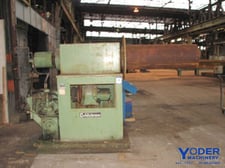 20000 lb. Dahlstrom, uncoiler, 48" width, 52" mandrel length, 18"-24" ID, 54" outside dimensions, #59953