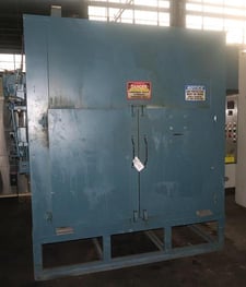 66" width x 42" H x 53" L Grieve #HC-500, cabinet oven, gas fired, double doors, double ended, 500&deg;F