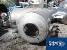 50 cu.ft. Patterson, 304 Stainless Steel twin shell blender, 5 HP, 55# Density