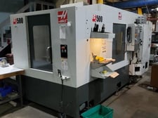 Haas #EC-500, CNC horizontal machining center, 70 automatic tool changer, 32" X, 25" Y, 28" Z, 8100 RPM, 30