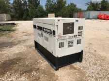 30 KW Multiquip #DCA40SSKU4F2, skid mounted, Tier 4F, sound attenuated enclosure, 120/240/208/277/480 Volts