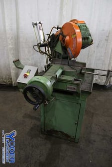 Pesrazzoli Super Brown #350, cold saw, pneumatic down feed, manual vise, 2 HP, #75247