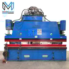 100 Ton, Pacific, hydraulic press brake, 12' overall, 126" between housing, 10" stroke, 6.25" throat, 15"