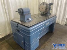 Vinco #55-39, precision inspection table, 72" x36" T-slotted table, 24" swing, tailstock, #75301