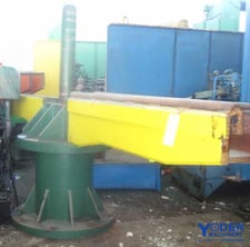 Yoder, (2) 72" arms manual turnstyle, 48" arm center to floor, no push-off, #59316