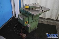 5/32" x 8-7/8" x 8-7/8" Boschert #PN-4, notcher, 50 SPM, 3 HP, electric foot pedal, 1982, #76117