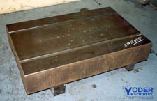 44" x 27-3/4" x 8", T-slotted plate, 2 T-sots, #12075