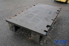 72" L x 48" width x 2" H, Bolster plate, #62412