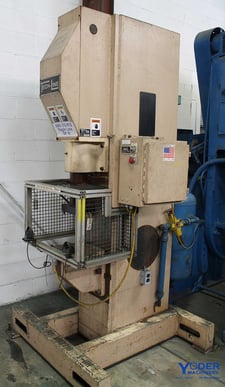 Techline #1000F-3M, projection press, 12" stroke, 11" x13" table, 6-1/2" throat, surge tank, #52509