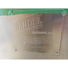 550 gallon Bendel, LLC, Stainless Steel Mixing Tank, 54" diameter x 60" straight side, 18 RPM, 1-1/2" drain