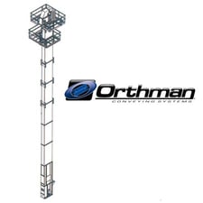 Orthman Manufacturing Inc. #E-2009, Centrifugal Bucket Elevator, 86' Discharge, 43 tons/hr, 306 FPM, 5'-4"
