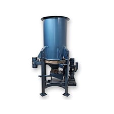 1" diameter, Carolina Conveying, Volumetric Screw Auger Feeder w/Bin Activator, 8 cu.ft., 23.5" diameter x 3'