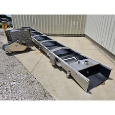 Triple/s Dynamics Inc. #HDC10-3-LH, Horizontal Differential Slipstick Conveyor, 3' width x 28' L, 10" sides