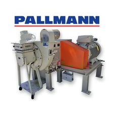 Pallmann #PFV-315/20, Part of Plast-agglomerator System, 175 HP, 12.4" diameter x 0.79" width die, 6.5" O.D.