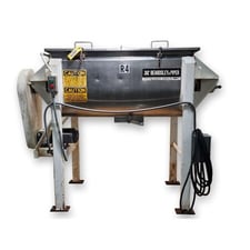 25 cu.ft. B & P LLC #PRB-18, Stainless Jacketed Double Ribbon Blender Mixer, 24" width x 60" L x 28" Depth