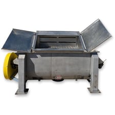 36 cu.ft. Industrial Stainless Steel Double Ribbon Blender (no Drive), 30" width x 78" L x 35" Depth, 8"